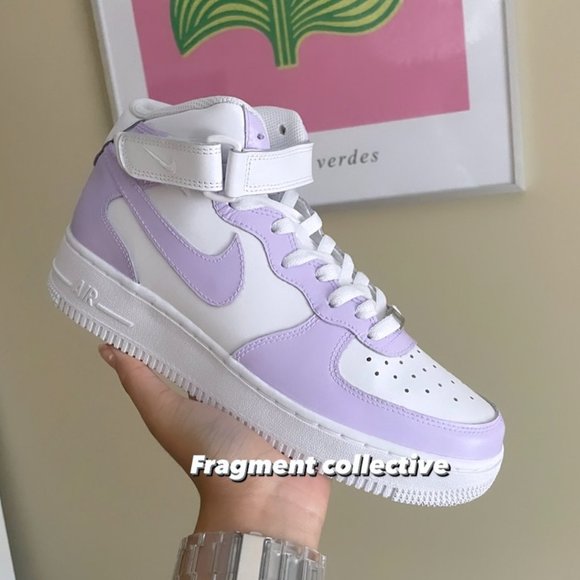 Nike Air Force 1 Lilac Custom - Picture 3 of 6